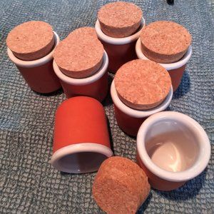 Ceramic spice jars